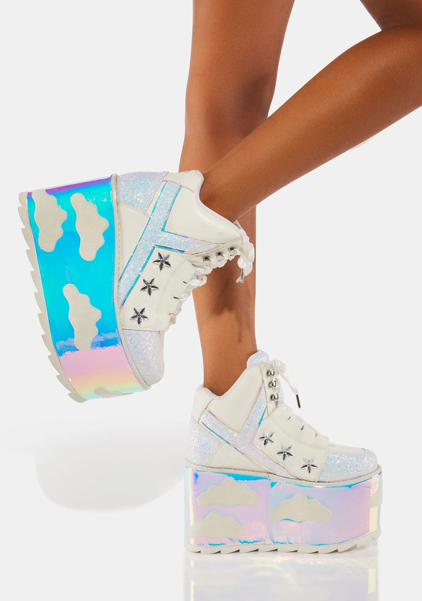 Women's Iridescent Platforms