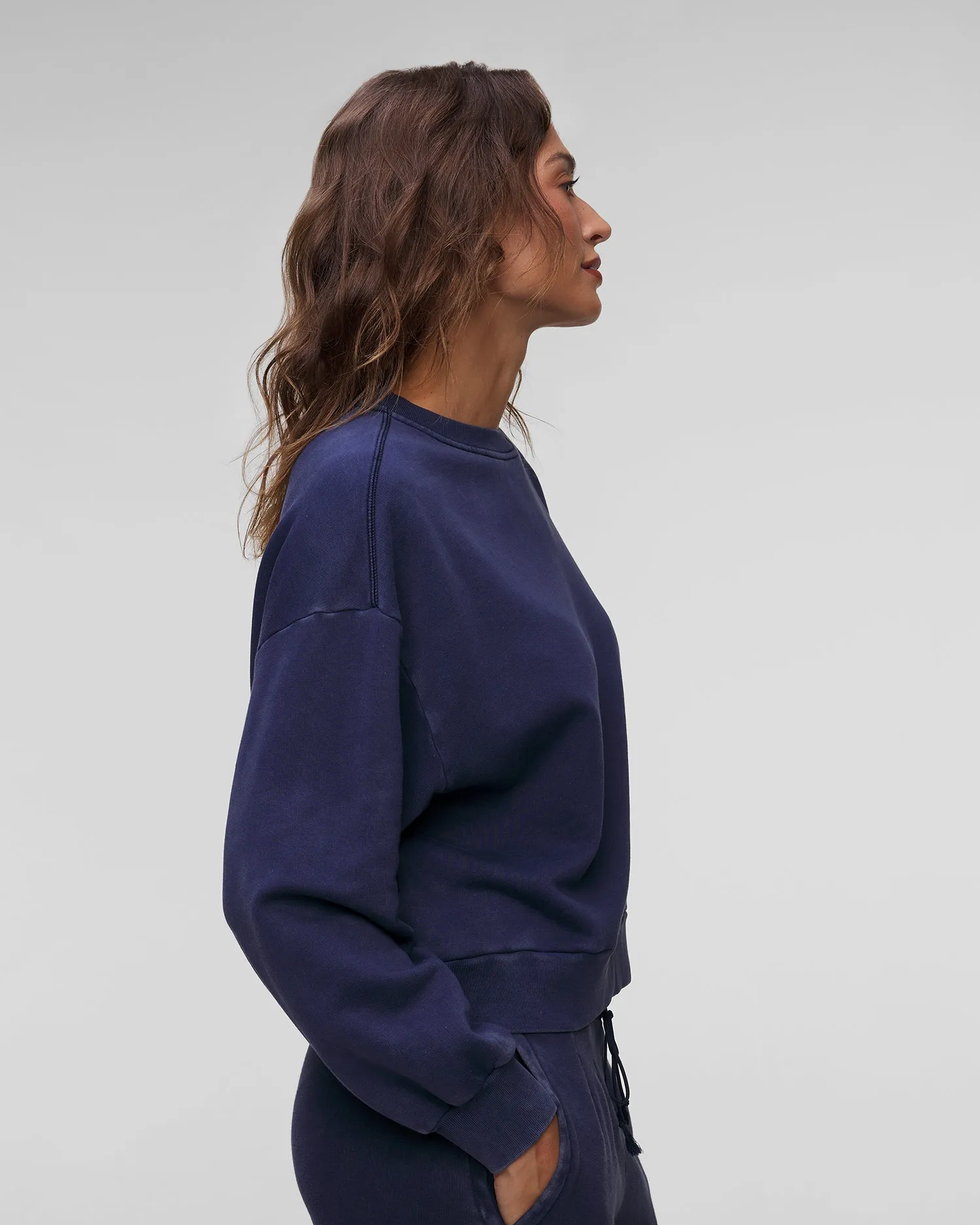 Women’s navy blue sweatshirt Deha C12131-26525