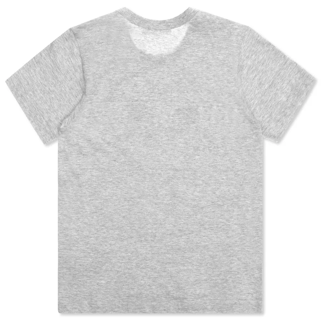 Women's Red Heart Sketch Tee Grey