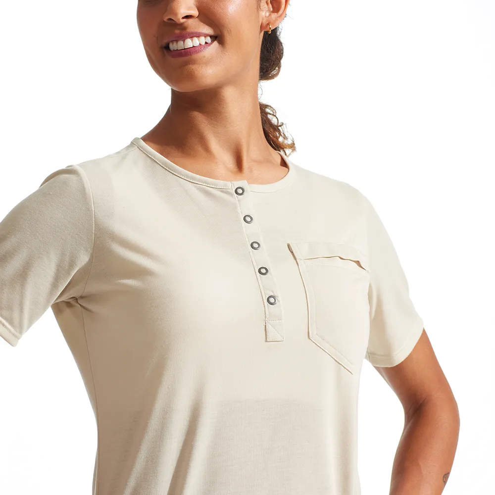 Womens Rove Tech Henley Shirt