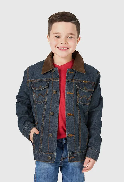 Wrangler Kids Denim Jacket with Blanket Lining - Shop Now