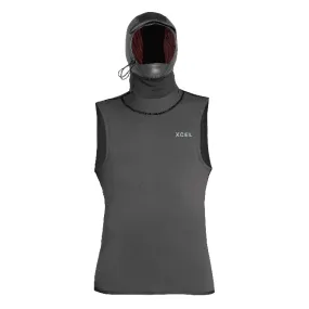 XCEL INSULATE-X VEST 2MM HOOD - GRAPHITE