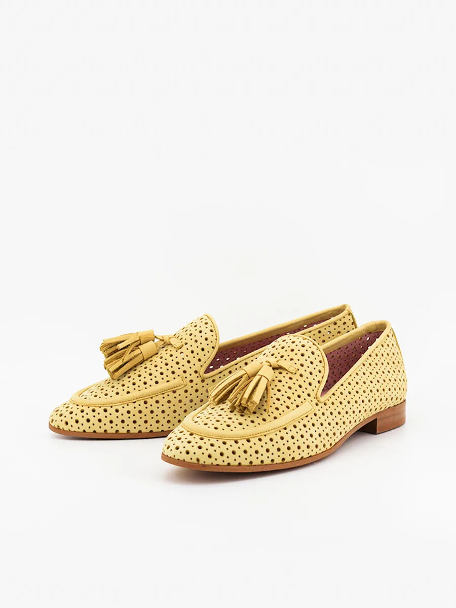 Yellow nubuck Portovenero loafers