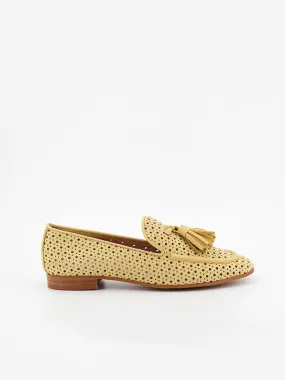 Yellow nubuck Portovenero loafers