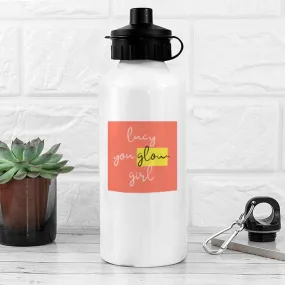 White Water Bottle for Women - Glow in the Dark