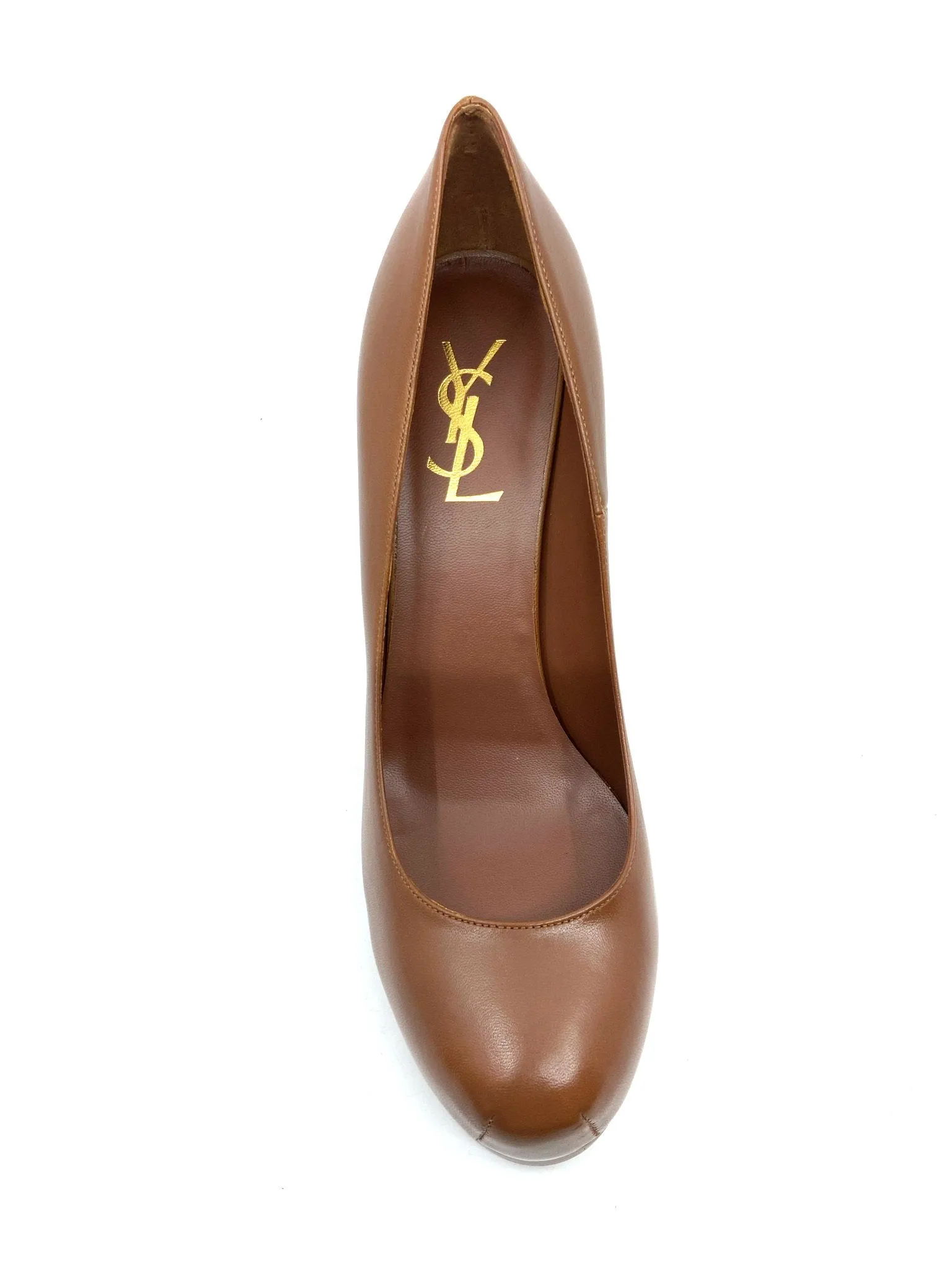 Yves Saint Laurent YSL Size 7.5 Tribtoo Suede Platform Pumps