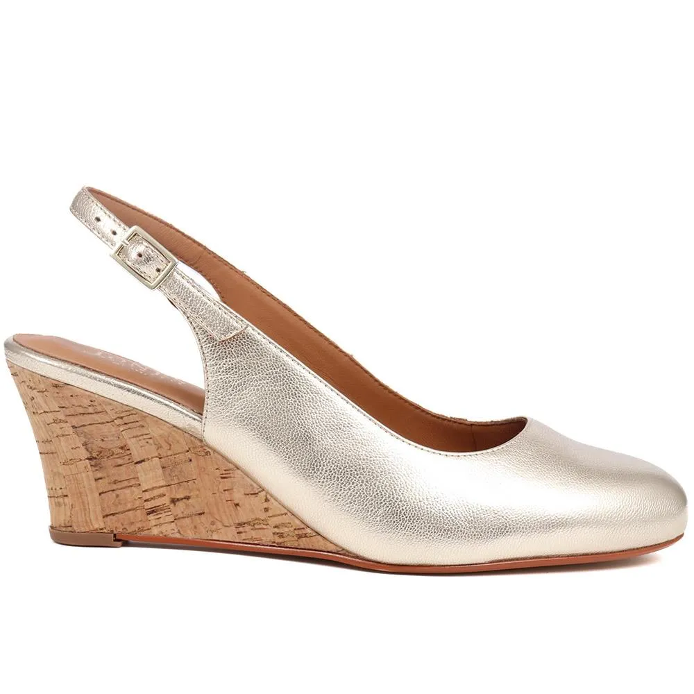 Zahra Leather Wedges - ZAHRA / 323 567