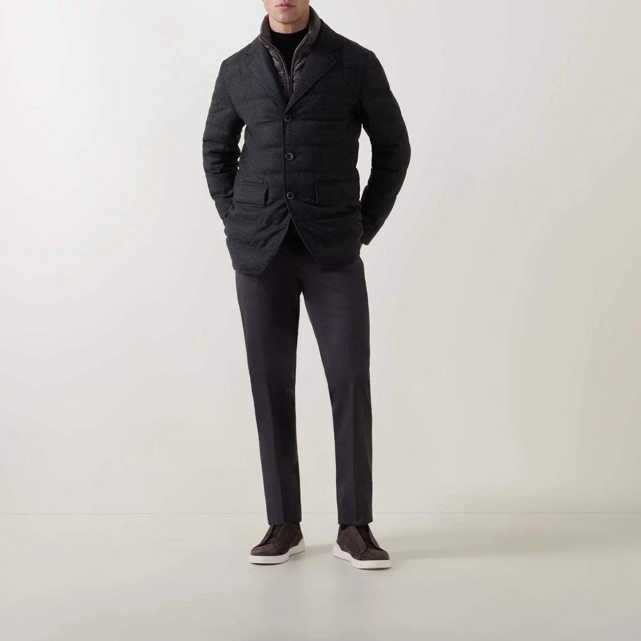 ZEGNA Comfort Formal Trousers - Dark Grey