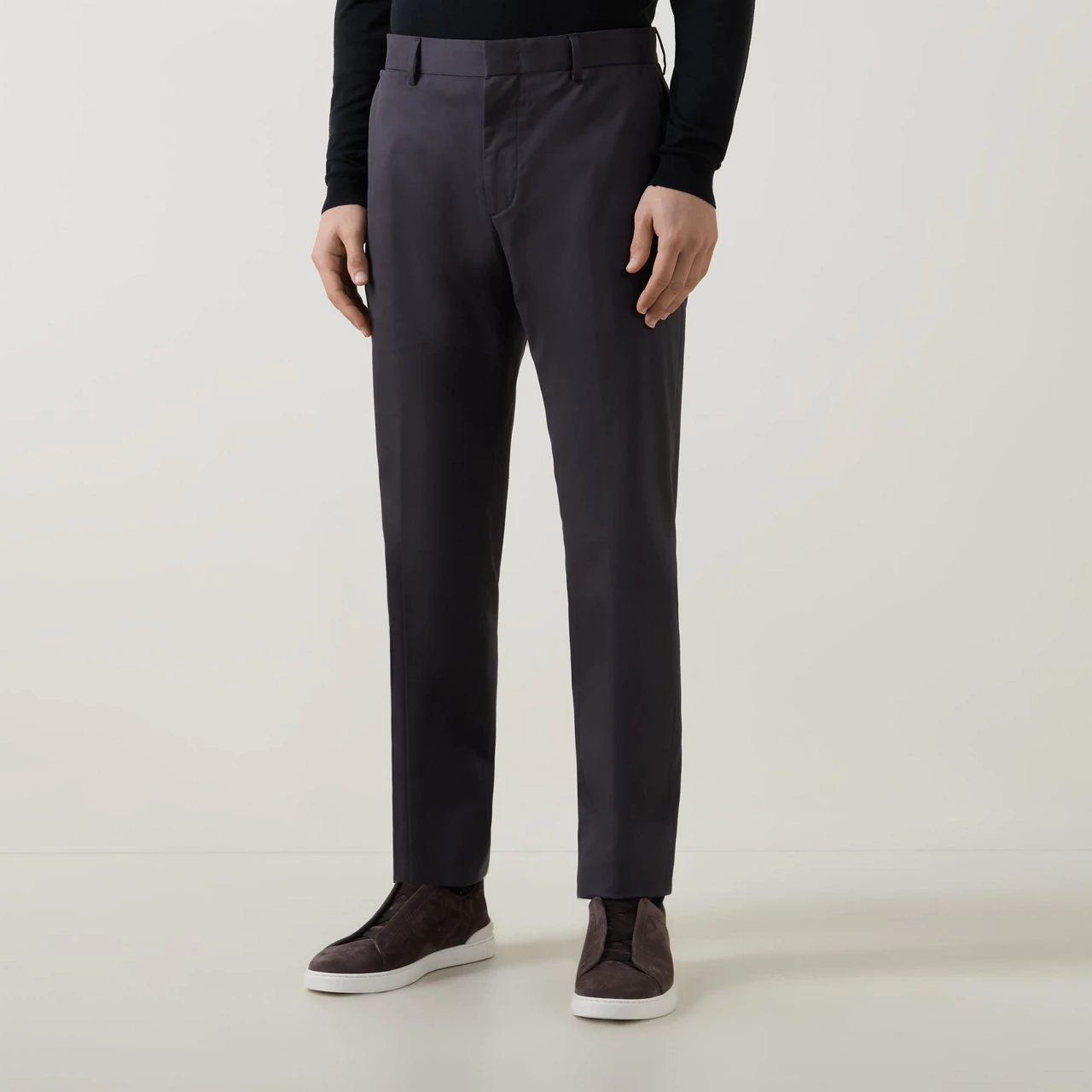 ZEGNA Comfort Formal Trousers - Dark Grey