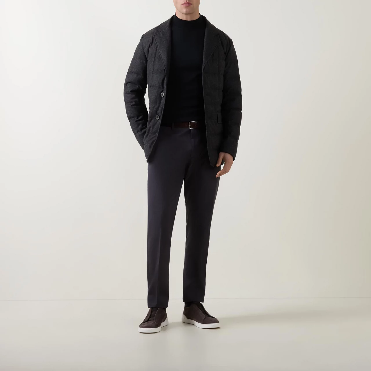 ZEGNA Comfort Formal Trousers - Dark Grey