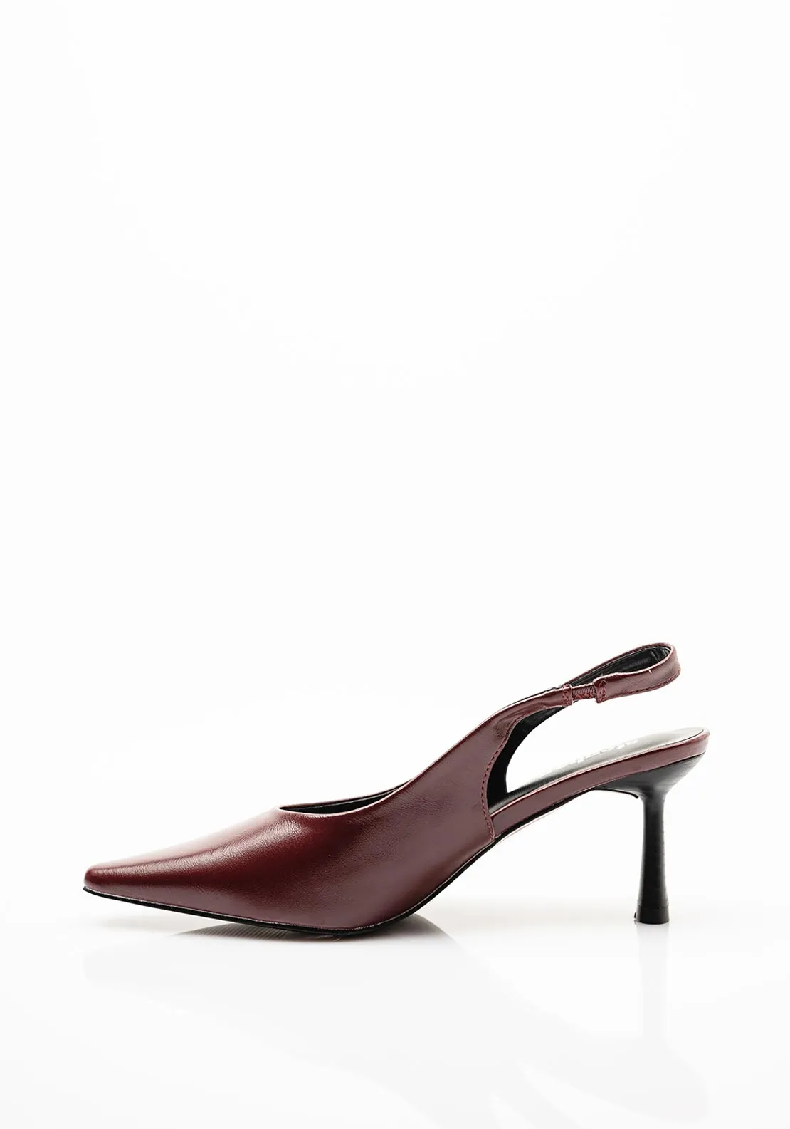 Zen Collection Pointed Toe Heels, Wine