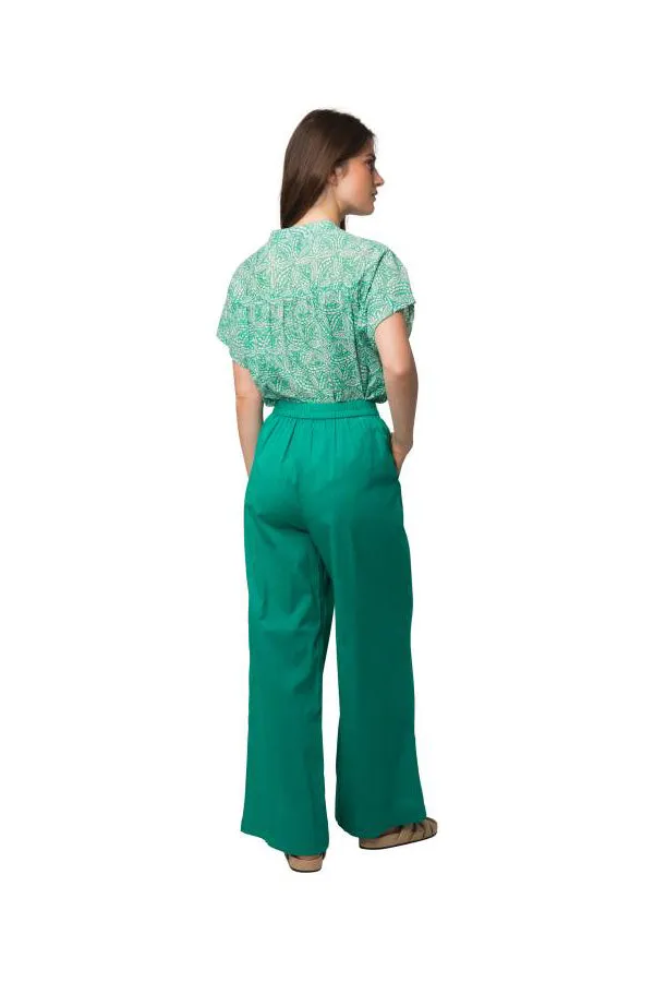 Zen Ethic LEANA GREEN BASIC TROUSERS