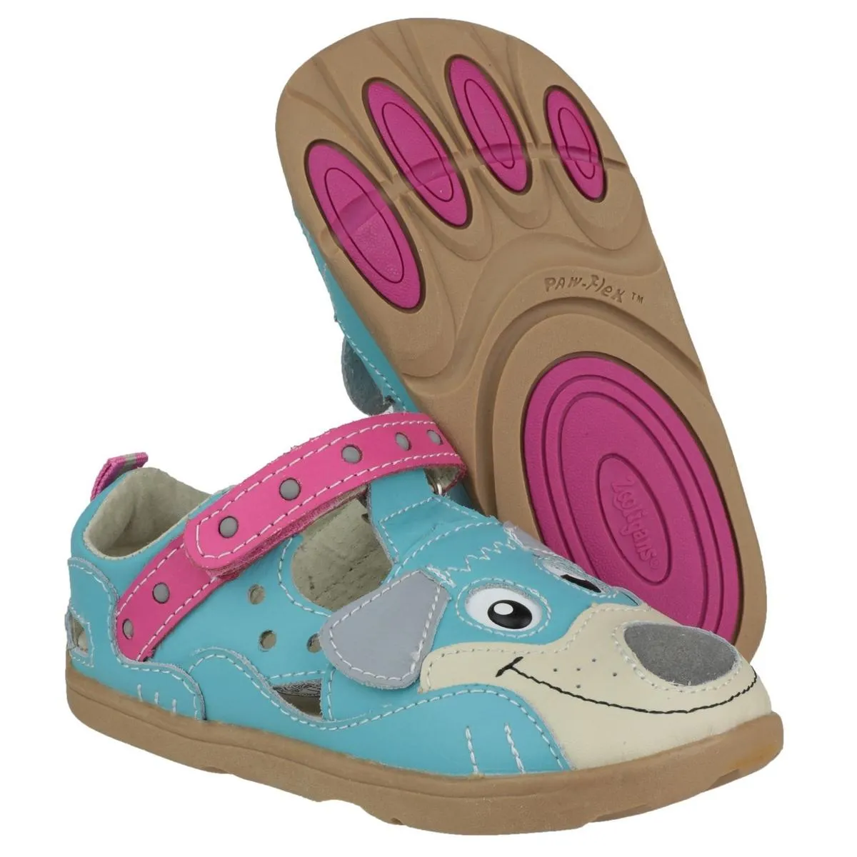 Zooligans Sparky The Puppy Girls Shoes Blue